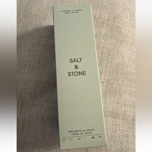 SALT & STONE Bergamot & Hinoki Body Lotion 3.4 fl oz 100 ml New Sealed In Box